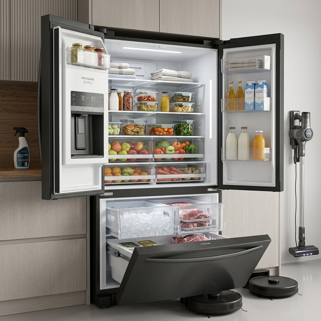 Réfrigérateur Multi-Portes FRIGIDAIRE Gallery GRFC2353AD – Acier Inoxydable Noir Anti-Traces — vue 2
