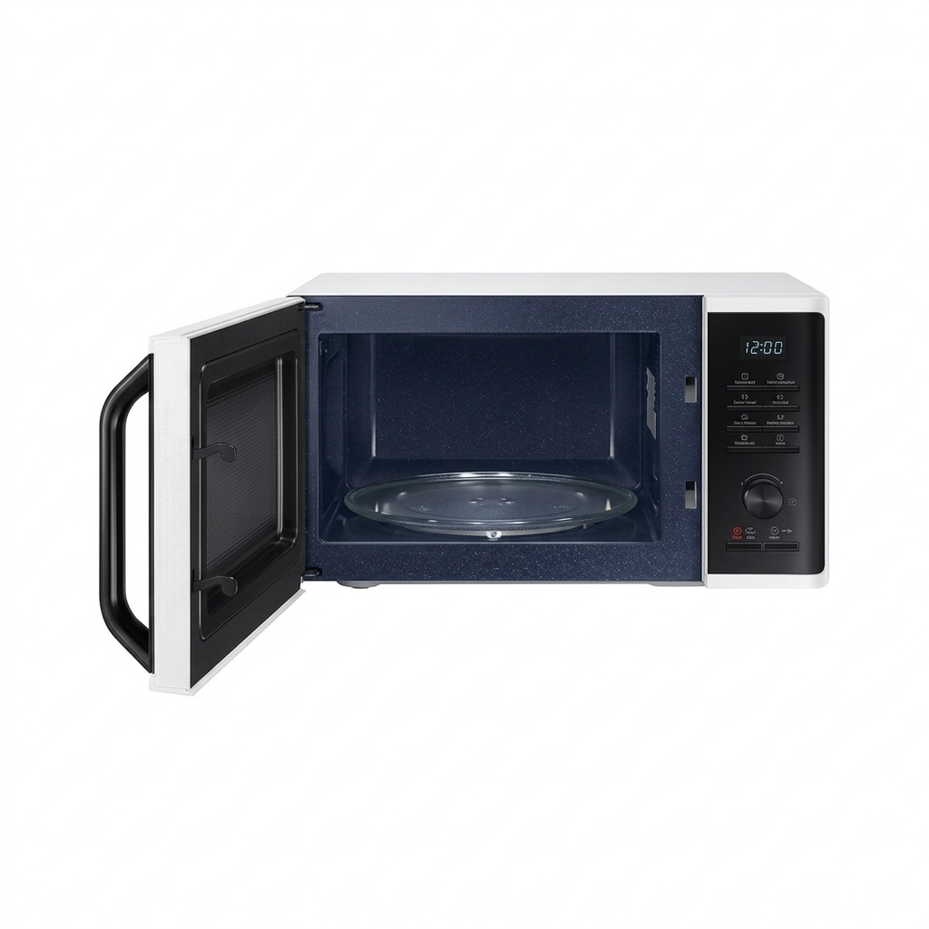 Micro-ondes Pose Libre SAMSUNG MS23K3515AW – 23L - 800W - Blanc & Noir — vue 2