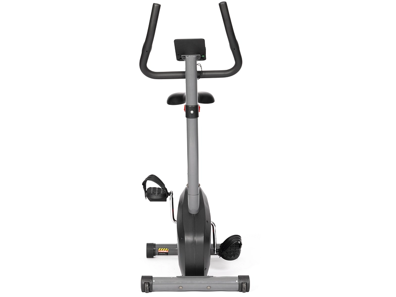 Vélo d'appartement magnétique OHMEX OHM-MBK-3300 – 8 niveaux de résistance, Écran LCD & Support tablette – Noir & Rouge — vue 5