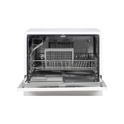 Lave-vaisselle compact FAR LVC6C51M24DW G – Pose libre, 6 couverts, Silencieux 49 dB, Blanc — vue 3