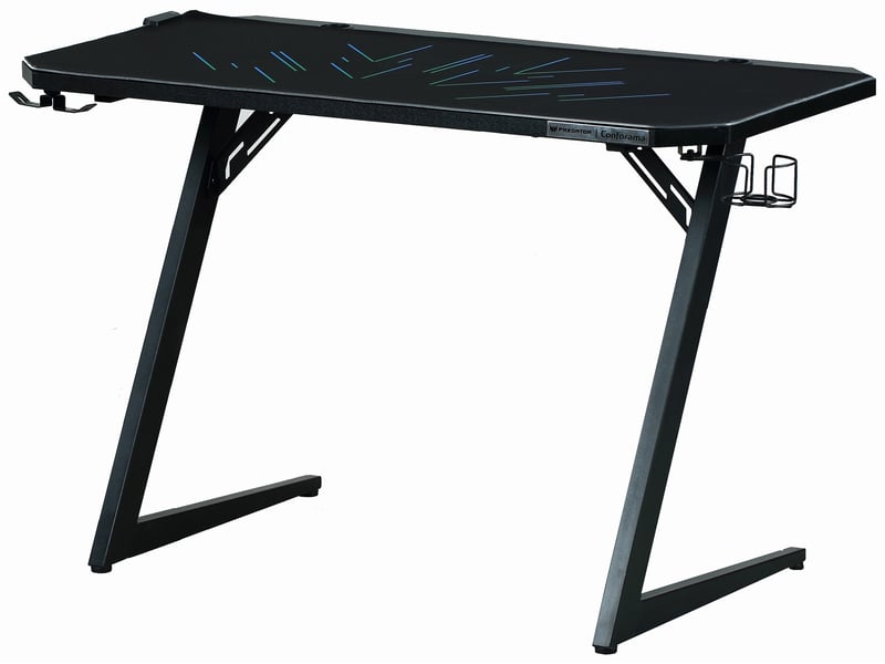 Bureau gaming M0090 Zyon 120 cm coloris Noir — vue 3