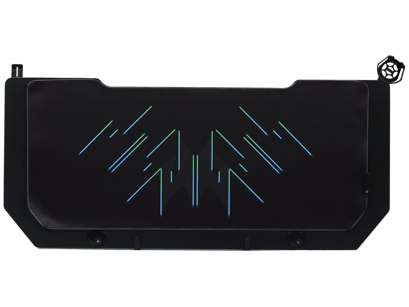 Bureau gaming M0090 ACTEON 2 136 cm coloris Noir — vue 2