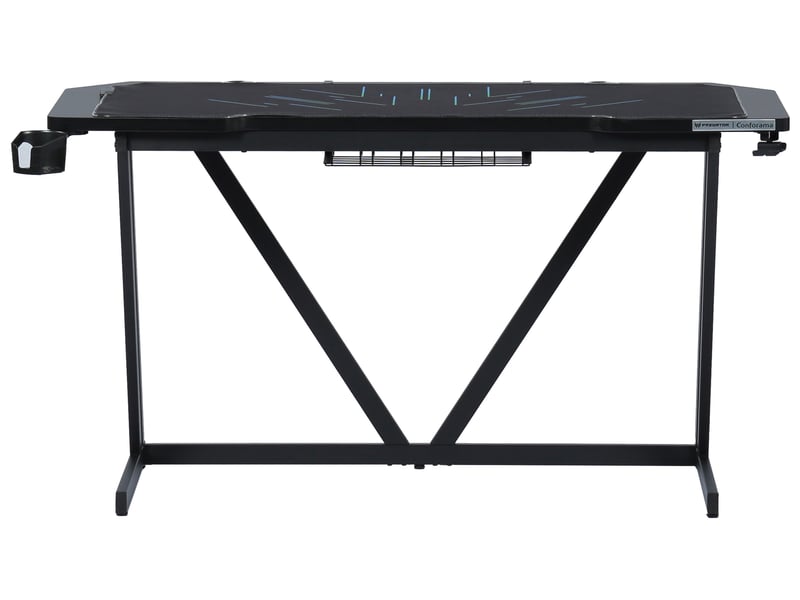 Bureau gaming M0090 ACTEON 2 136 cm coloris Noir