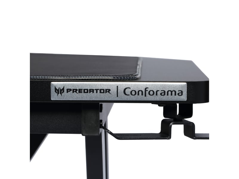 Bureau gaming M0090 ACTEON 2 136 cm coloris Noir — vue 6